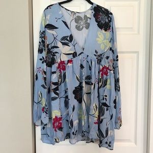 Floral Free People Tunic